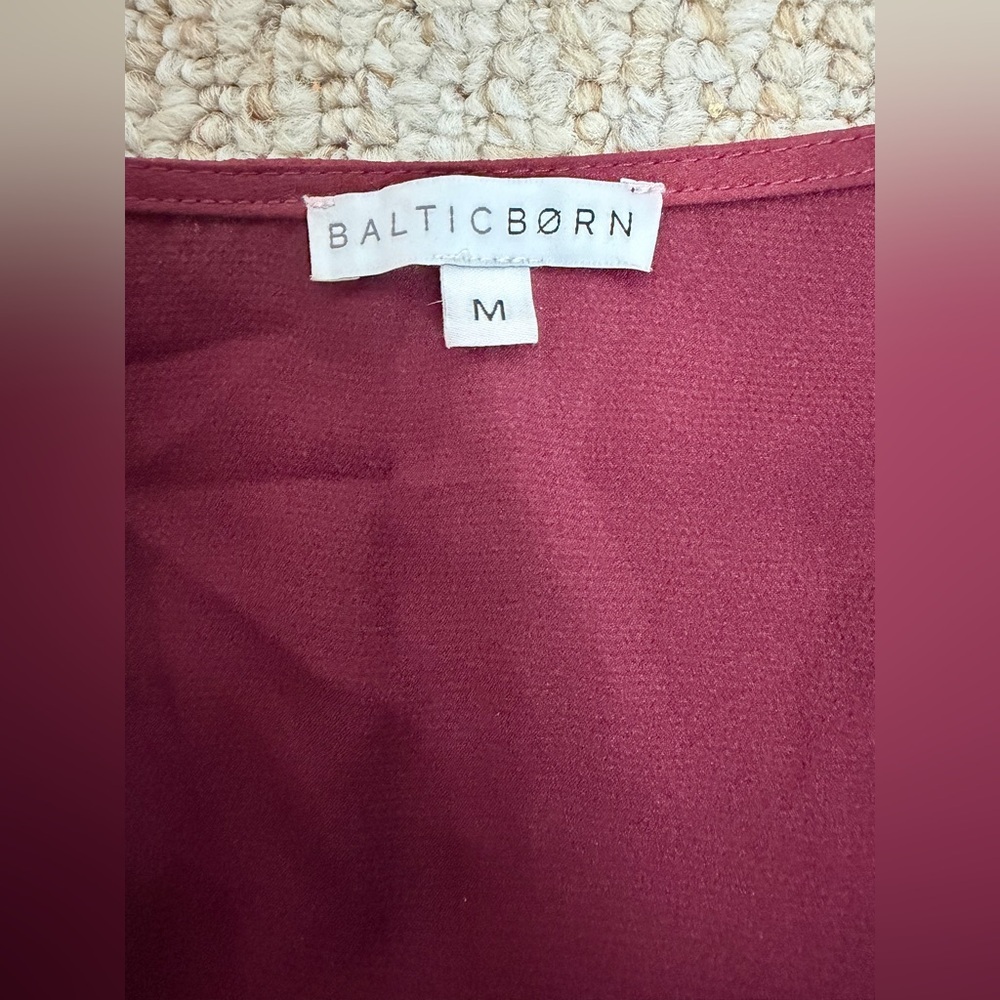 Baltic Born Deep Burgundy Maxi Dress M - Picture 3 of 7